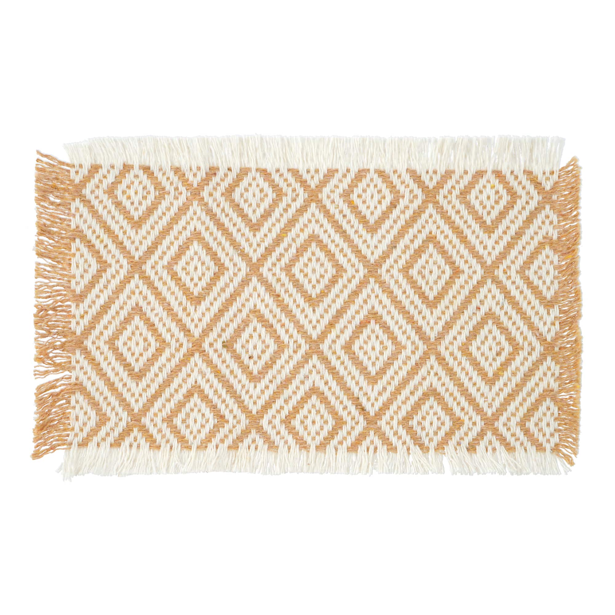 Mini Gold & White Area Rug by Make Market®